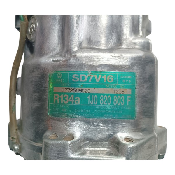 Compressor Ar Condicionado Vw Golf 2.0 2003