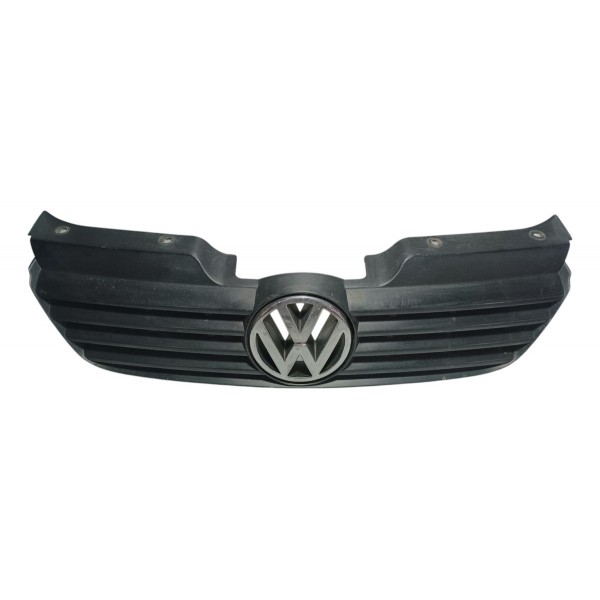 Grade Frontal Com Emblema Vw Gol G3 2002 Fosco