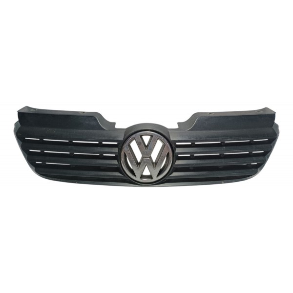 Grade Frontal Com Emblema Vw Gol G3 2002 Fosco