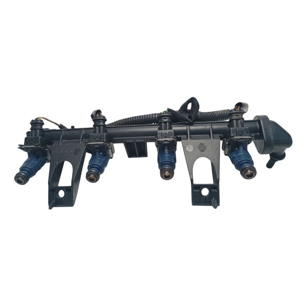 Flauta Com Bicos Injetores Renault Clio 1.0 16v 2010