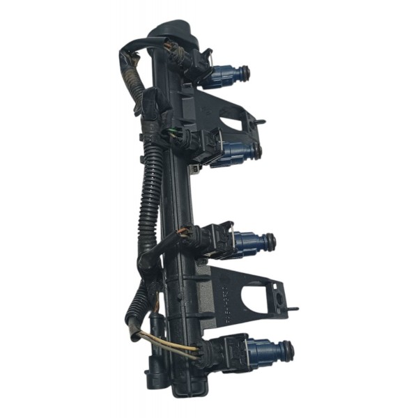 Flauta Com Bicos Injetores Renault Clio 1.0 16v 2010