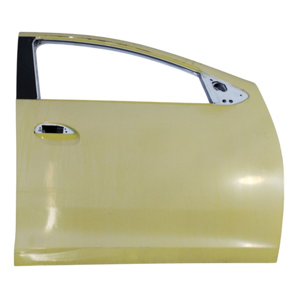 Porta Dianteira Lado Direito Renault Logan 2014 Dianteira Direito Amarelo