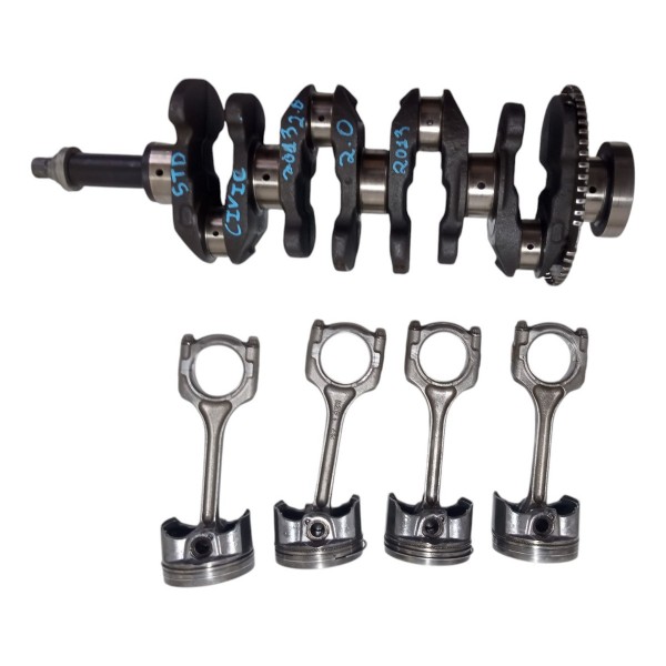 Virabrequim E Pistões Honda Civic 2.0 2013 Std