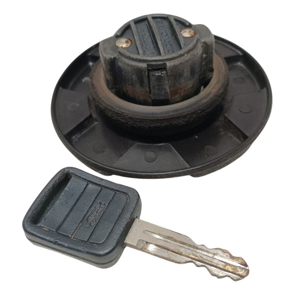 Tampa Tanque Combustível Ford Pampa 1988 Preto