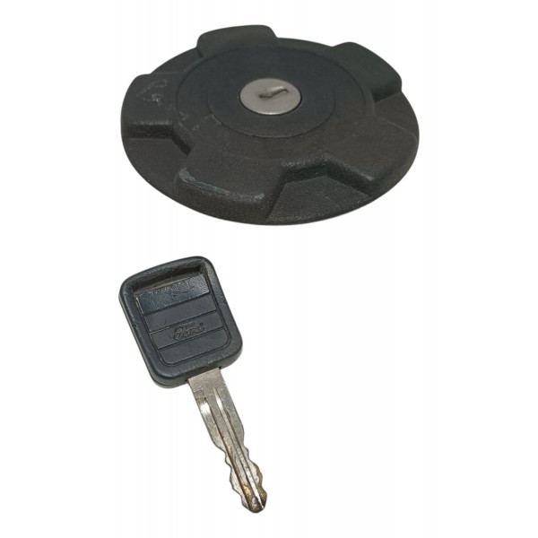 Tampa Tanque Combustível Ford Pampa 1988 Preto