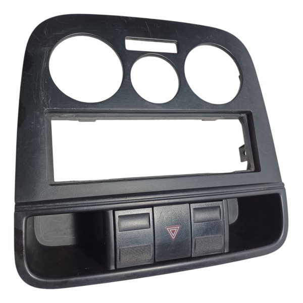 Moldura Painel Central Botão Alerta Vw Gol G4 2005