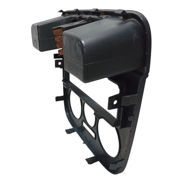 Moldura Painel Central Botão Alerta Vw Gol G4 2005