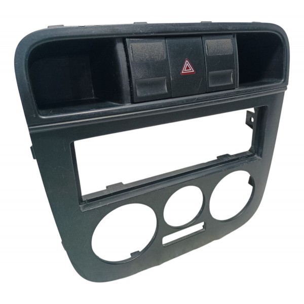 Moldura Painel Central Botão Alerta Vw Gol G4 2005