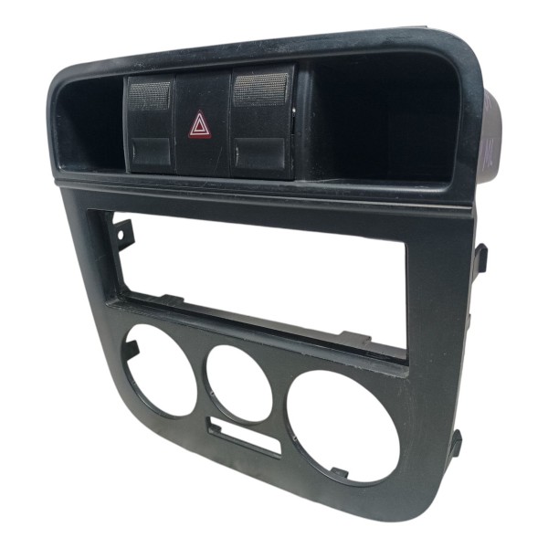 Moldura Painel Central Botão Alerta Vw Gol G4 2005