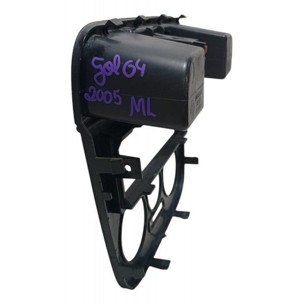 Moldura Painel Central Botão Alerta Vw Gol G4 2005