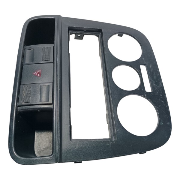 Moldura Painel Central Botão Alerta Vw Gol G4 2006