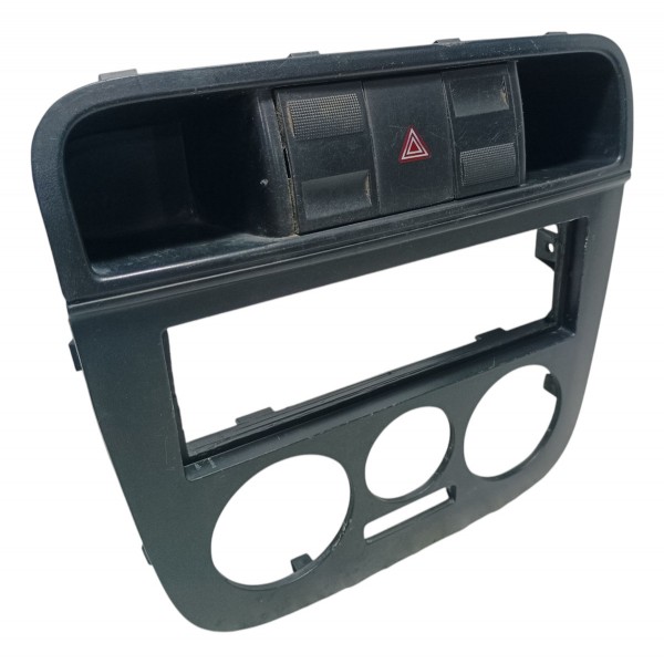 Moldura Painel Central Botão Alerta Vw Gol G4 2006