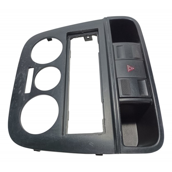 Moldura Painel Central Botão Alerta Vw Gol G4 2006