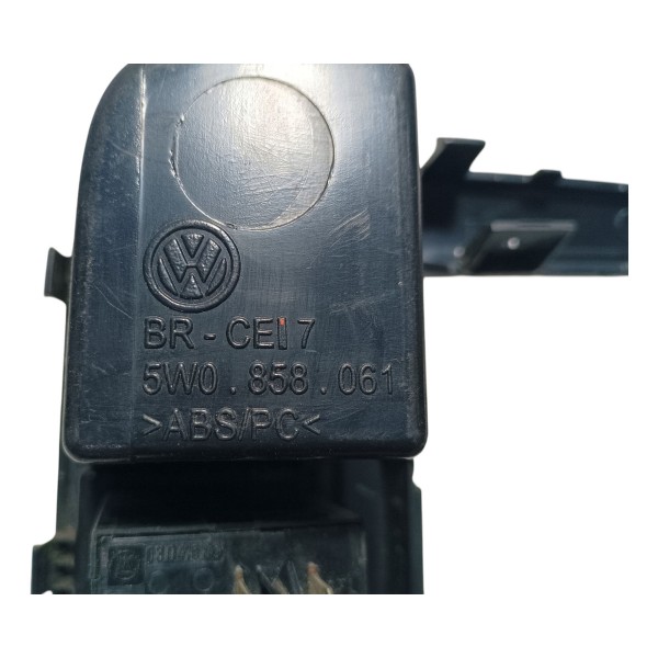 Moldura Central Botão Alerta Desembaçador Vw Gol G4 2007