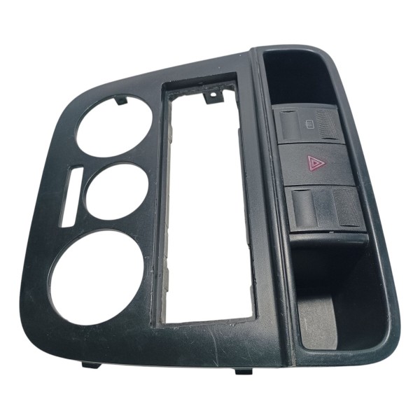 Moldura Central Botão Alerta Desembaçador Vw Gol G4 2007