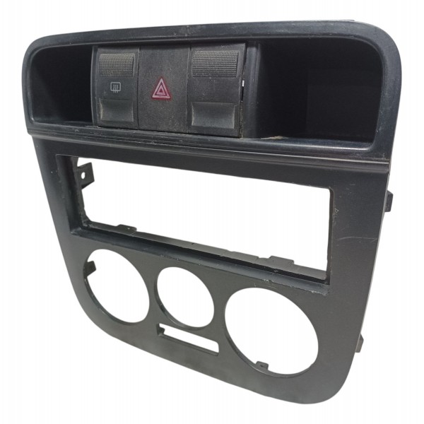 Moldura Central Botão Alerta Desembaçador Vw Gol G4 2007