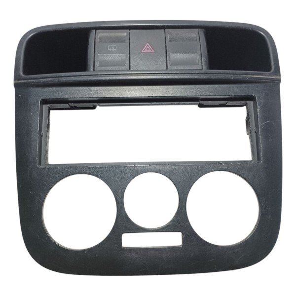 Moldura Central Botão Alerta Desembaçador Vw Gol G4 2007