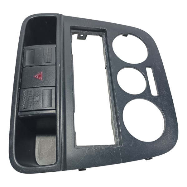 Moldura Central Botão Alerta Desembaçador Vw Gol G4 2005