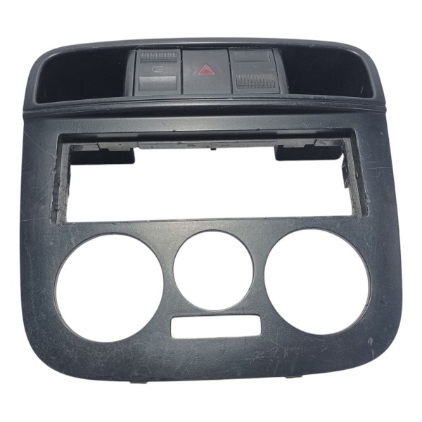 Moldura Central Botão Alerta Desembaçador Vw Gol G4 2005