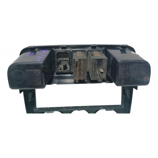 Moldura Central Botão Alerta Desembaçador Vw Gol G4 2005