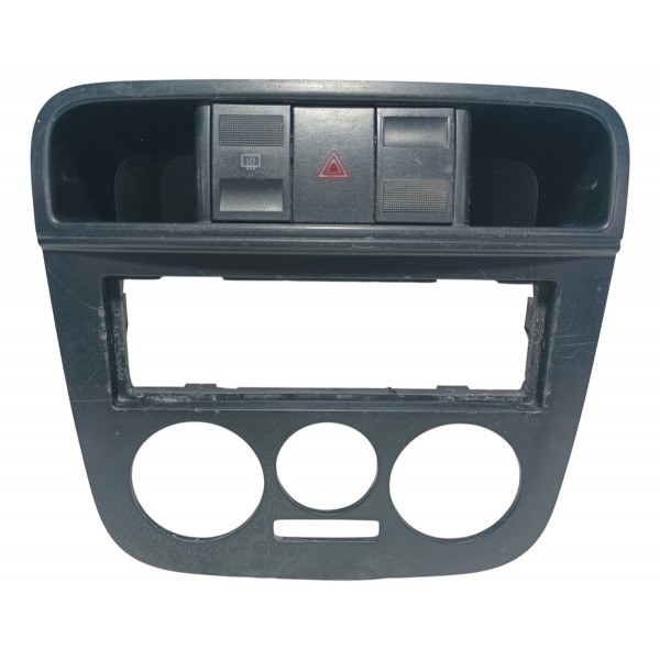 Moldura Central Botão Alerta Desembaçador Vw Gol G4 2005