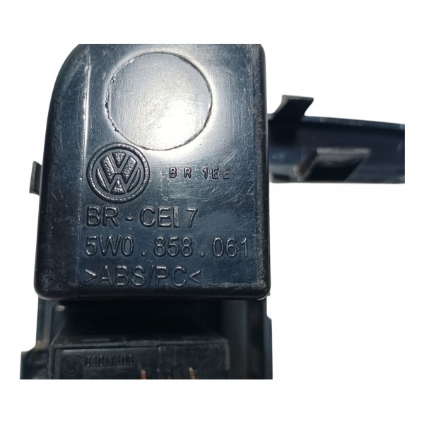Moldura Central Botão Alerta Desembaçador Vw Gol G4 2005