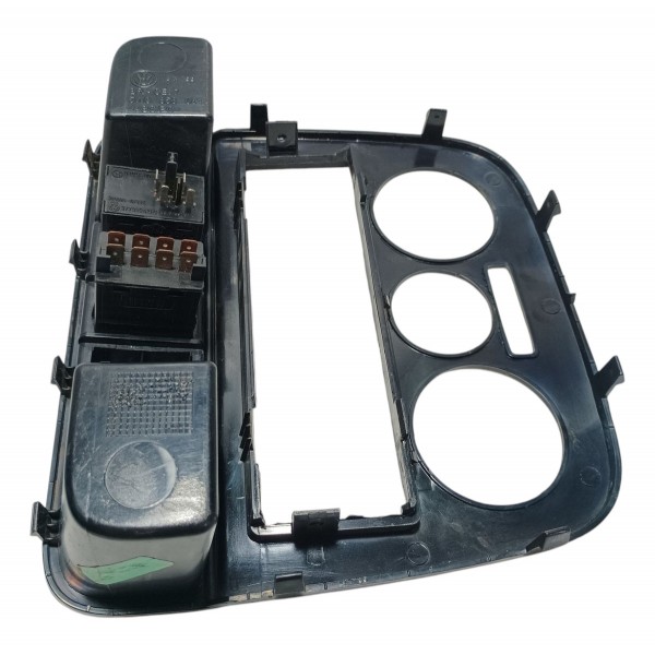 Moldura Central Botão Alerta Desembaçador Vw Gol G4 2005