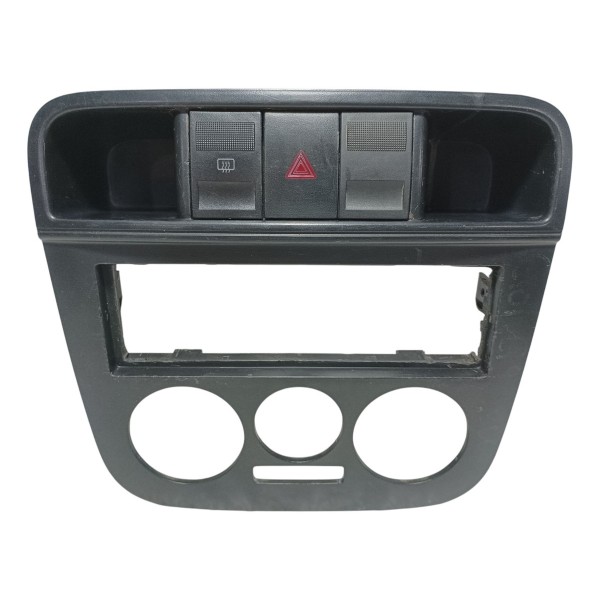 Moldura Central Botão Alerta Desembaçador Vw Gol G4 2005