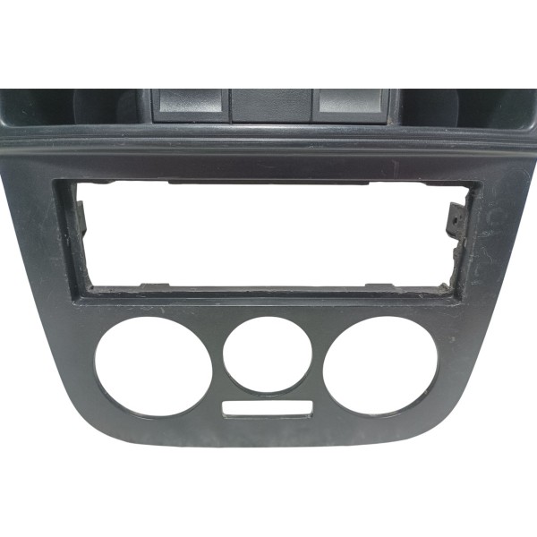 Moldura Central Botão Alerta Desembaçador Vw Gol G4 2005
