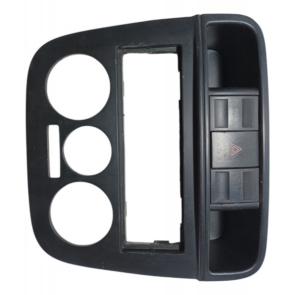 Moldura Central Botão Alerta Desembaçador Vw Gol G4 2006