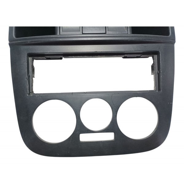 Moldura Central Botão Alerta Desembaçador Vw Gol G4 2006