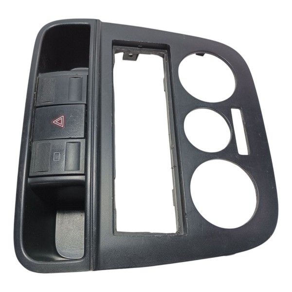 Moldura Central Botão Alerta Desembaçador Vw Gol G4 2006