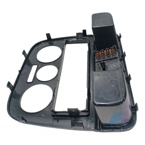 Moldura Central Botão Alerta Desembaçador Vw Gol G4 2006