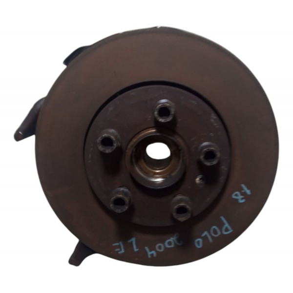 Montante Com Disco Dianteiro Vw Polo 2004 1.6 Esquerdo Usado