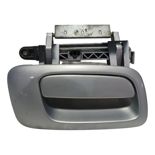 Maçaneta Externa Traseira Direita Gm Zafira 2003 Prateado Traseira