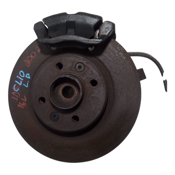 Montante Dianteiro Renault Clio 2002 1.6 Pinça Disco Usado