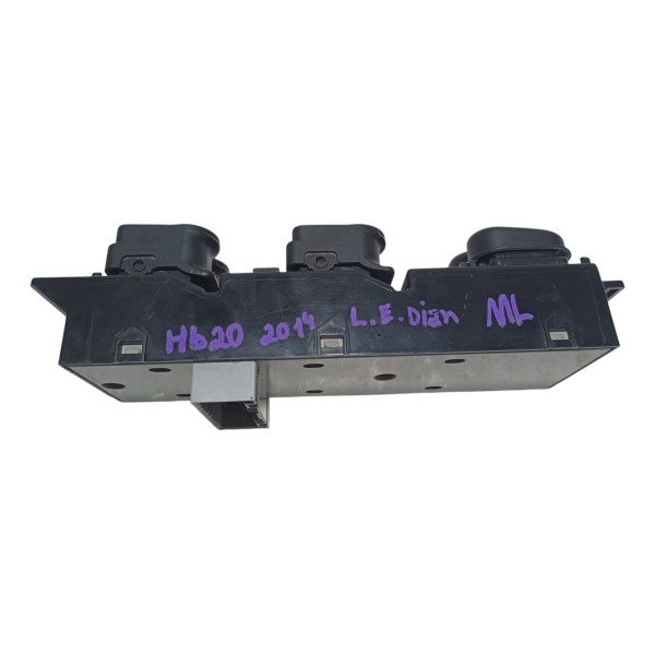 Botão Vidro Elétrico Dianteiro Esquerdo Hyundai Hb20 2014