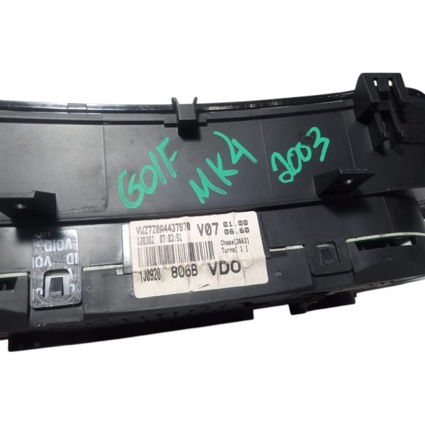 Painel De Instrumento Vw Golf 2004 Preto