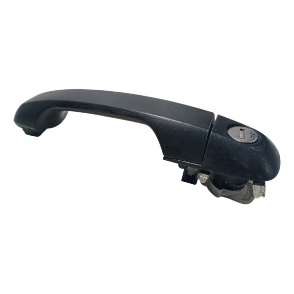 Maçaneta Externa Dianteira Esquerda Ford Fiesta 2006 Preto Dianteira