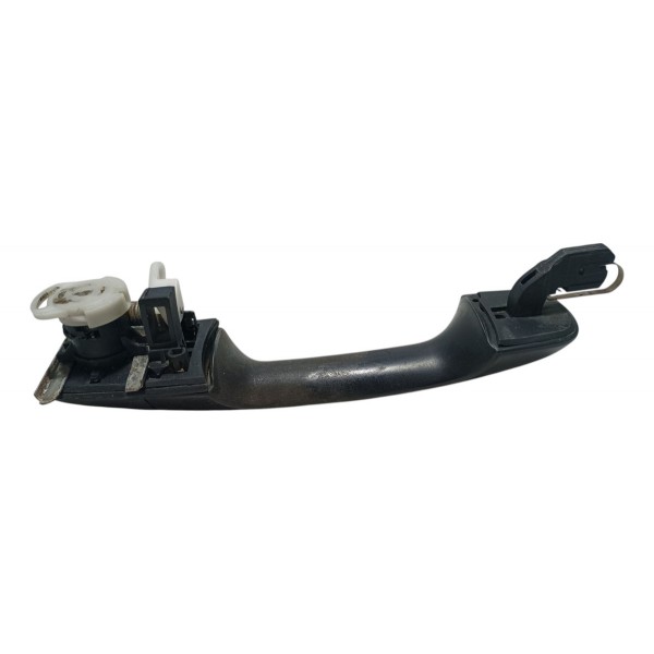 Maçaneta Externa Dianteira Esquerda Ford Fiesta 2006 Preto Dianteira