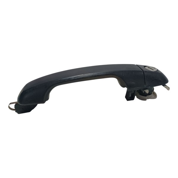 Maçaneta Externa Dianteira Esquerda Ford Fiesta 2006 Preto Dianteira