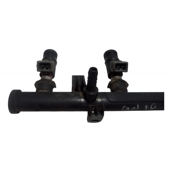 Flauta E Bicos Injetores Vw Gol G4 1.0 8v Flex