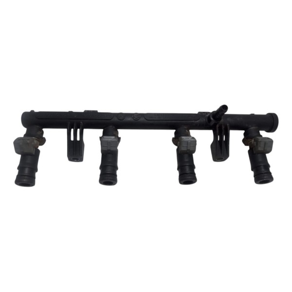 Flauta E Bicos Injetores Vw Gol G4 1.0 8v Flex