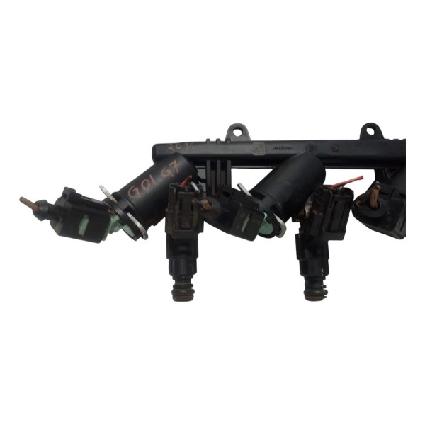 Flauta E Bicos Injetores Vw Gol G7 1.6 3cc 2016