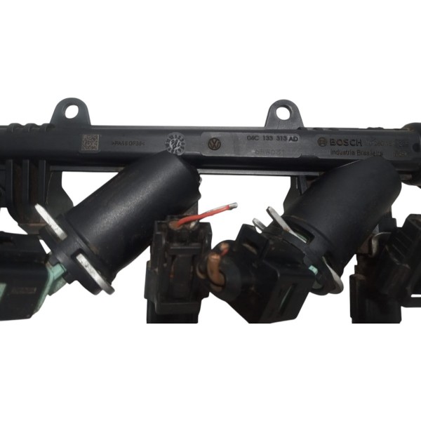 Flauta E Bicos Injetores Vw Gol G7 1.6 3cc 2016