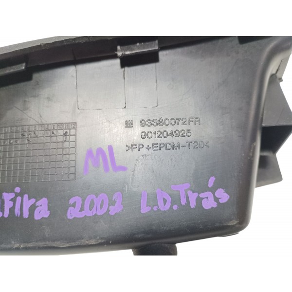 Puxador Porta Traseira Direita Gm Zafira 2002