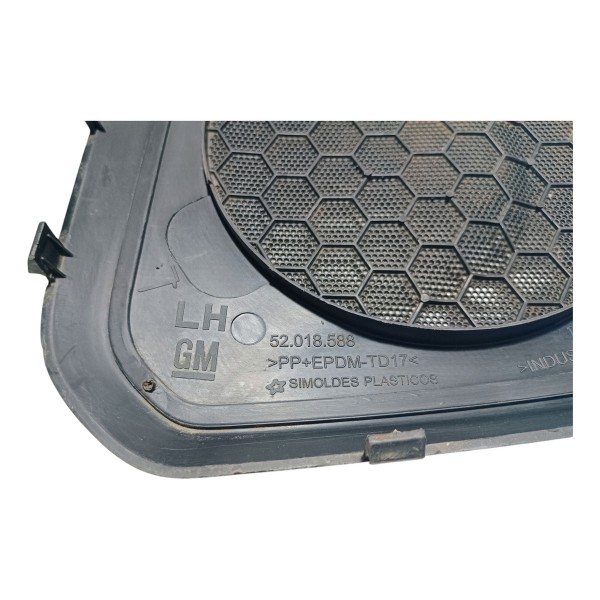 Acabamento Tela Auto Falante Lado Esquerdo Gm Spin 2017 Preto