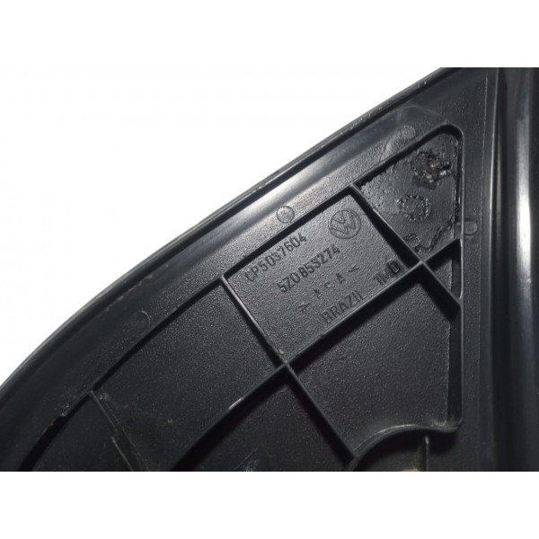 Moldura Externa Retrovisor Lado Direito Vw Fox 2008 Preto