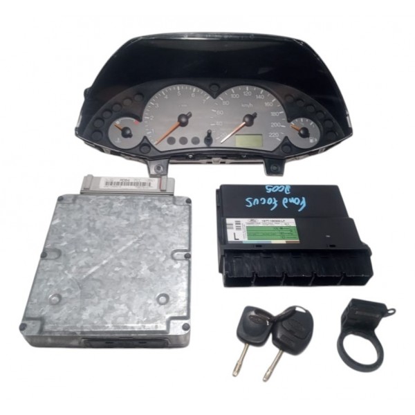 Módulo Injeção Ford Focus 1.6 2005 4s4512a650ae Kit