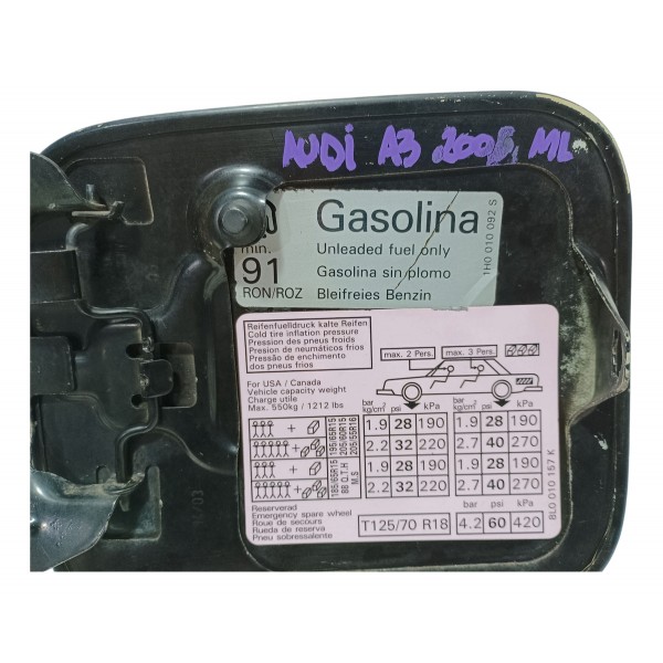 Portinhola Tanque Combustível Audi A3 2005